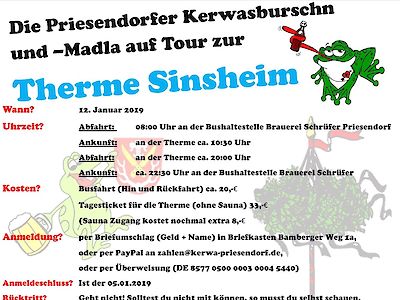 Thermenfahrt nach Sinsheim